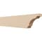 Ekena Millwork 4in. W x 8in. H x 36in. L Pescadero Woodgrain TimberThane Rafter Tail, Primed Tan RFTUR04X08X36PECRCPR - alternate 1